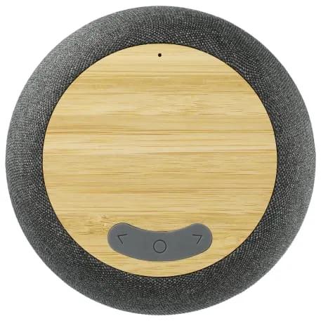 Garm Fabric & Bamboo Speaker with Wireless Chargin 3 of 8