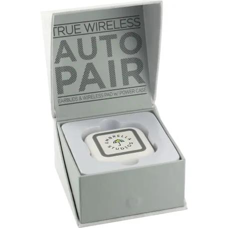 TWS Auto Pair Earbuds & Wireless Pad Power Case 7 of 10