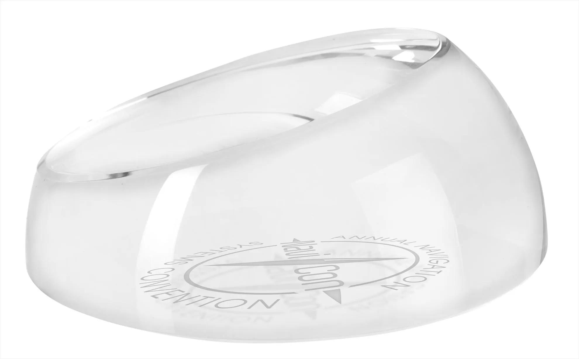 Clear Slant-Top Paperweight 3 of 7