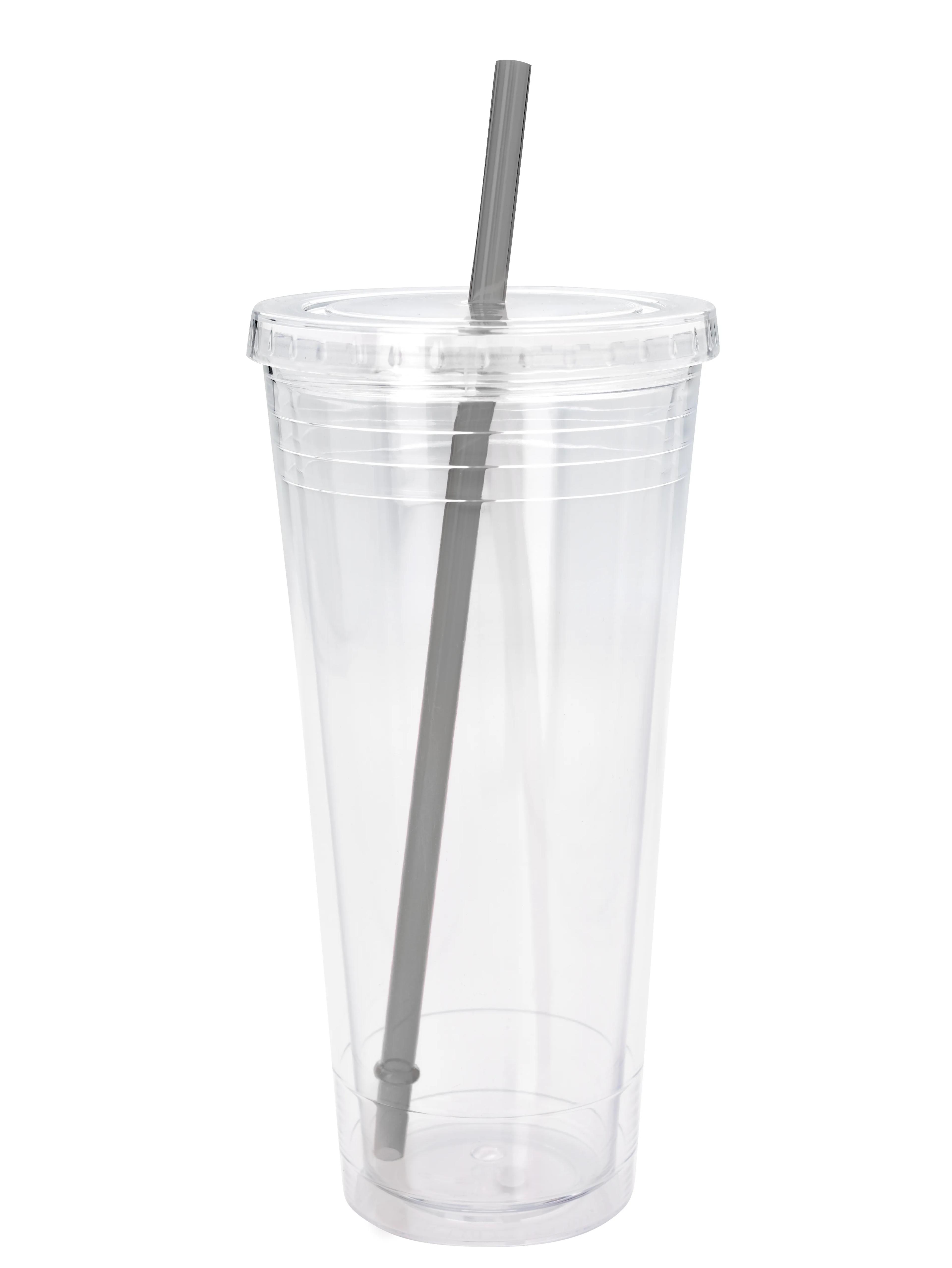 Clear Tumbler with Colored Lid - 24 oz. 6 of 28