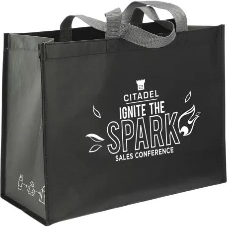 RPET Laminated Matte Shopper Tote 3 of 17