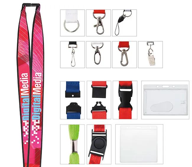 3/4" Polyester Lanyard with Ribbon (Heat Transfer) 2 of 21