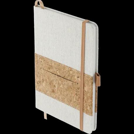 5.5" x 8.5" FSC® Mix Recycled Cotton Cork Notebook 2 of 9