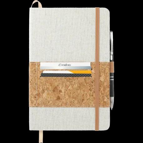 5.5" x 8.5" FSC® Mix Recycled Cotton Cork Notebook 5 of 9