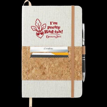 5.5" x 8.5" FSC® Mix Recycled Cotton Cork Notebook 9 of 9