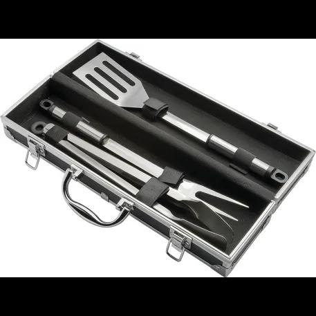 3 Piece BBQ set in Aluminum Case 2 of 2