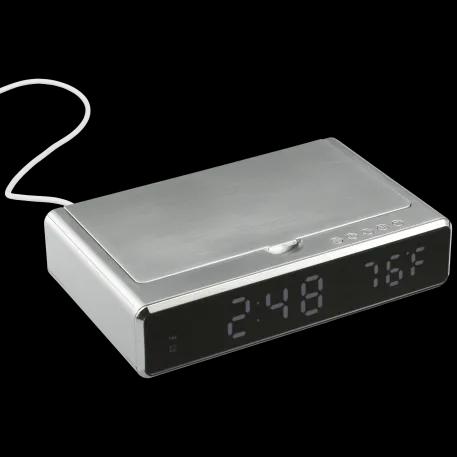 UV Sanitizer Desk Clock with Wireless Charging 3 of 9