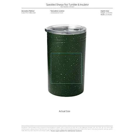 Speckled Sherpa 11oz Tumbler & Insulator 25 of 28