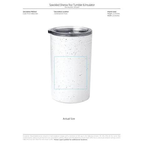 Speckled Sherpa 11oz Tumbler & Insulator 27 of 28