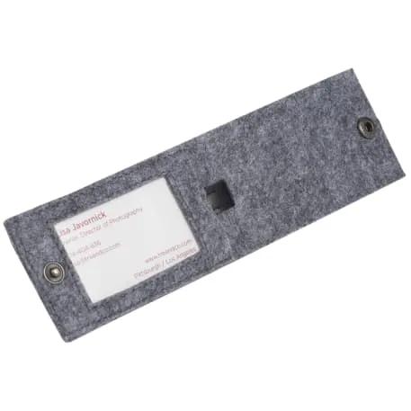 THE GOODS™ Recycled Felt Luggage Tag 2 of 4