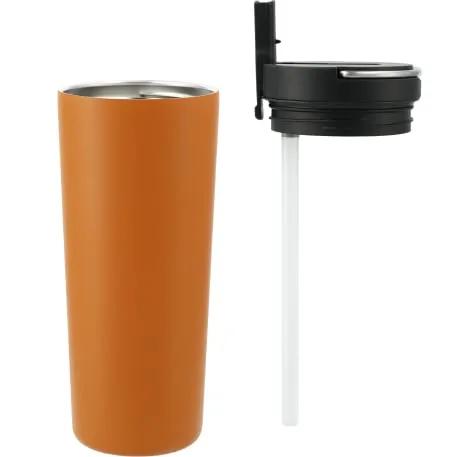 Thor Copper Insulated Tumbler 24oz Flip Straw Lid 14 of 47