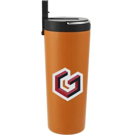 Thor Copper Insulated Tumbler 24oz Flip Straw Lid