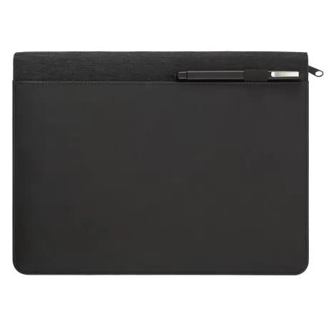 Vienna Heathered Zippered Padfolio w FSC® Mix Pape 3 of 6