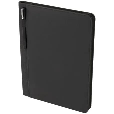 Vienna Heathered Zippered Padfolio w FSC® Mix Pape 6 of 6