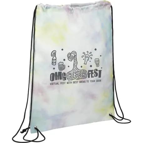 Tie Dyed Drawstring Bag 5 of 9