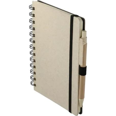 5" x 7" FSC® Mix Wheat Straw Notebook with Pen 8 of 8