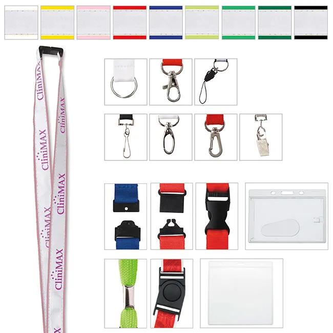 1” Polyester Lanyard with Ribbon