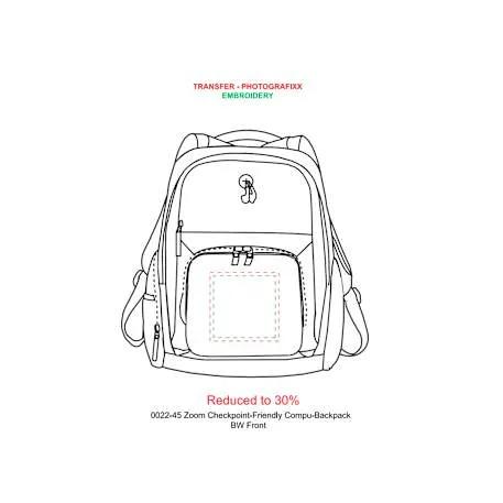 Zoom TSA 15" Computer Backpack 4 of 16
