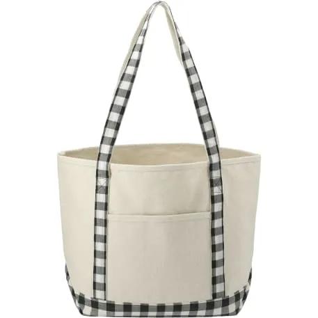 Buffalo Plaid 18oz Cotton Boat Tote 8 of 19