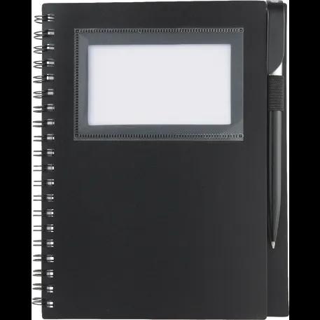 5.5" x 7" FSC® Mix Star Spiral Notebook with Pen 3 of 8