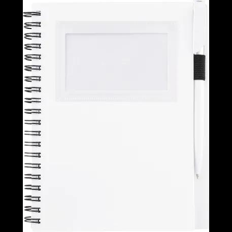 5.5" x 7" FSC® Mix Star Spiral Notebook with Pen 5 of 8