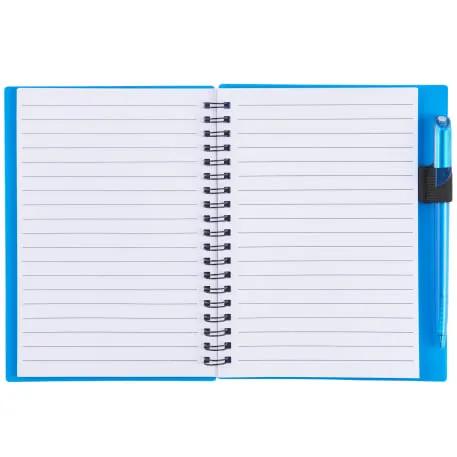 5.5" x 7" FSC® Mix Star Spiral Notebook with Pen 6 of 8