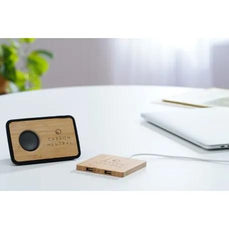 Bamboo Wireless Charging Pad with Dual Outputs 11 of 11