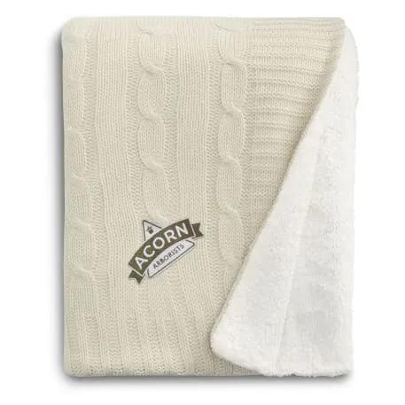 Field & Co.® Cable Knit Sherpa Blanket 8 of 28