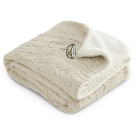 Field & Co.® Cable Knit Sherpa Blanket 2 of 23