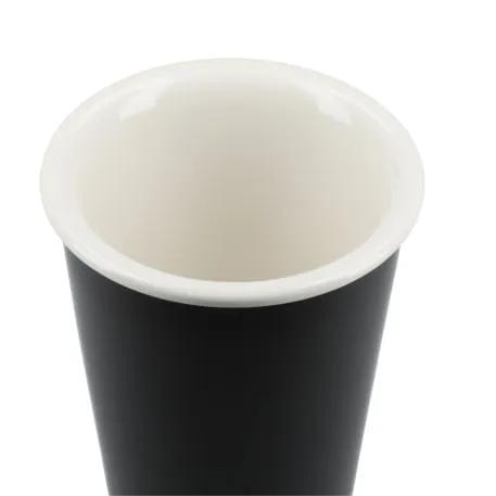 Dimple Double Wall Ceramic Cup 10oz 4 of 24