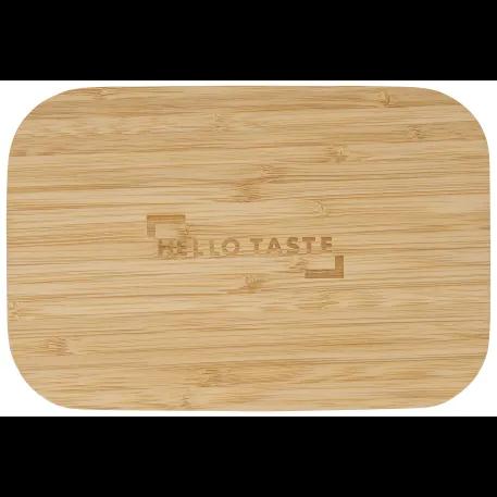 Bamboo Fiber Lunch Box with Cutting Board Lid 7 of 27