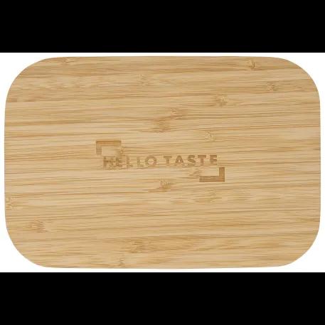Bamboo Fiber Lunch Box with Cutting Board Lid 7 of 27