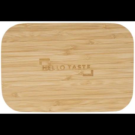 Bamboo Fiber Lunch Box with Cutting Board Lid