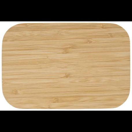 Bamboo Fiber Lunch Box with Cutting Board Lid 4 of 27