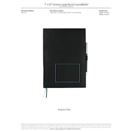 7" x 10" FSC® Mix Vicenza Large Bound Journal 7 of 9