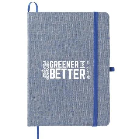 5" x 7" FSC® Mix Recycled Cotton Bound Notebook