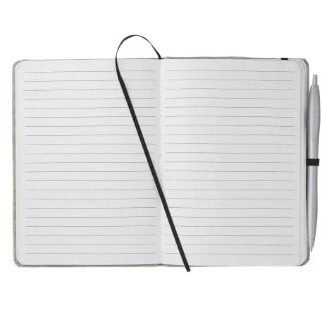 5" x 7" FSC® Mix Recycled Cotton Bound Notebook 8 of 13