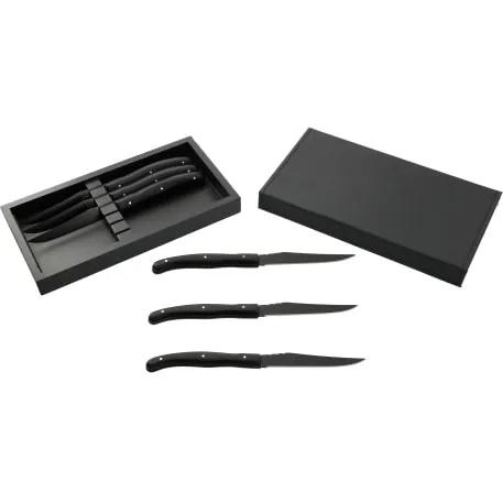 Modena Black Knife Set 1 of 7