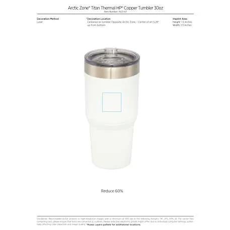 Arctic Zone® Titan Thermal HP® Copper Tumbler 30oz 17 of 21