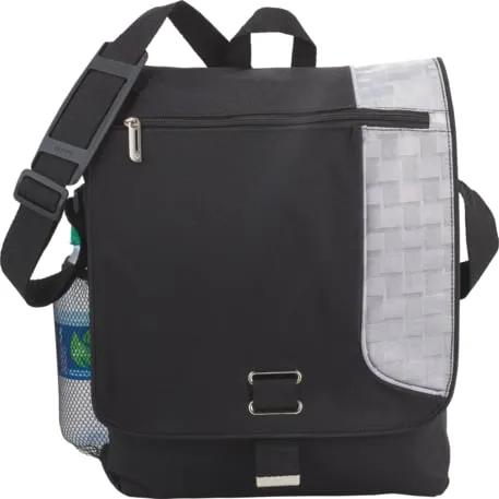 Gridlock Vertical 15" Computer Messenger Bag 3 of 4