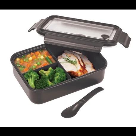 Three Compartment Food Storage Bento Box 3 of 10