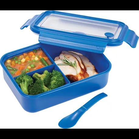 Three Compartment Food Storage Bento Box 9 of 10
