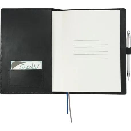 7" x 10" FSC® Mix Uptown Refillable Leather Journa 1 of 3