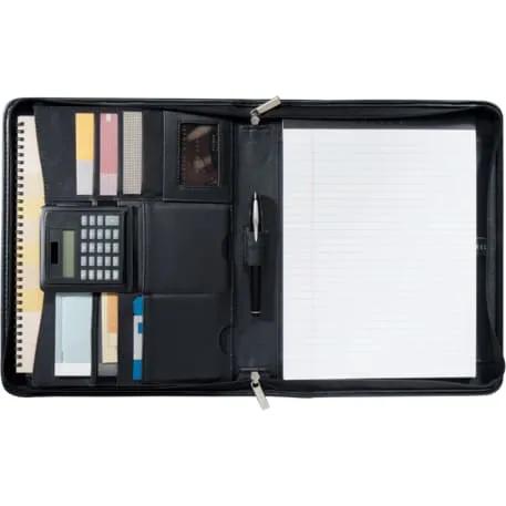 Manhattan Zippered Padfolio with FSC® Mix Paper 1 of 2