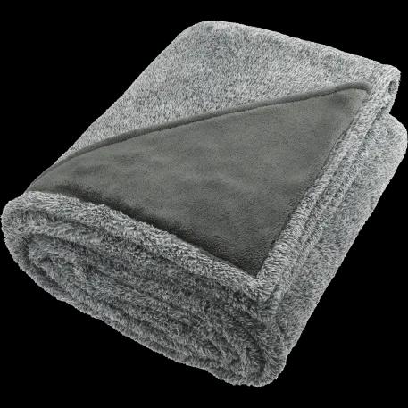 Heathered Fuzzy Fleece Blanket 1 of 4