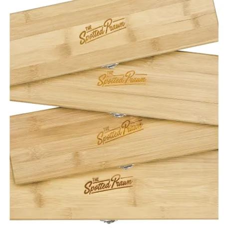 Bamboo Wine Case Set 6 of 6