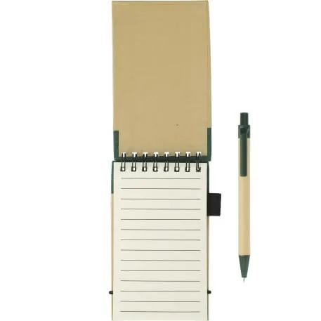 5" x 4" FSC® Mix Recycled Jotter with Pen 1 of 28