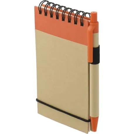 5" x 4" FSC® Mix Recycled Jotter with Pen 12 of 28