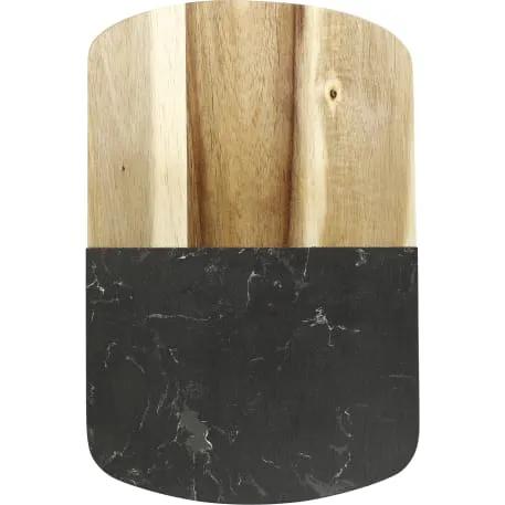 Black Marble Cheese Board Set with Knives 2 of 10