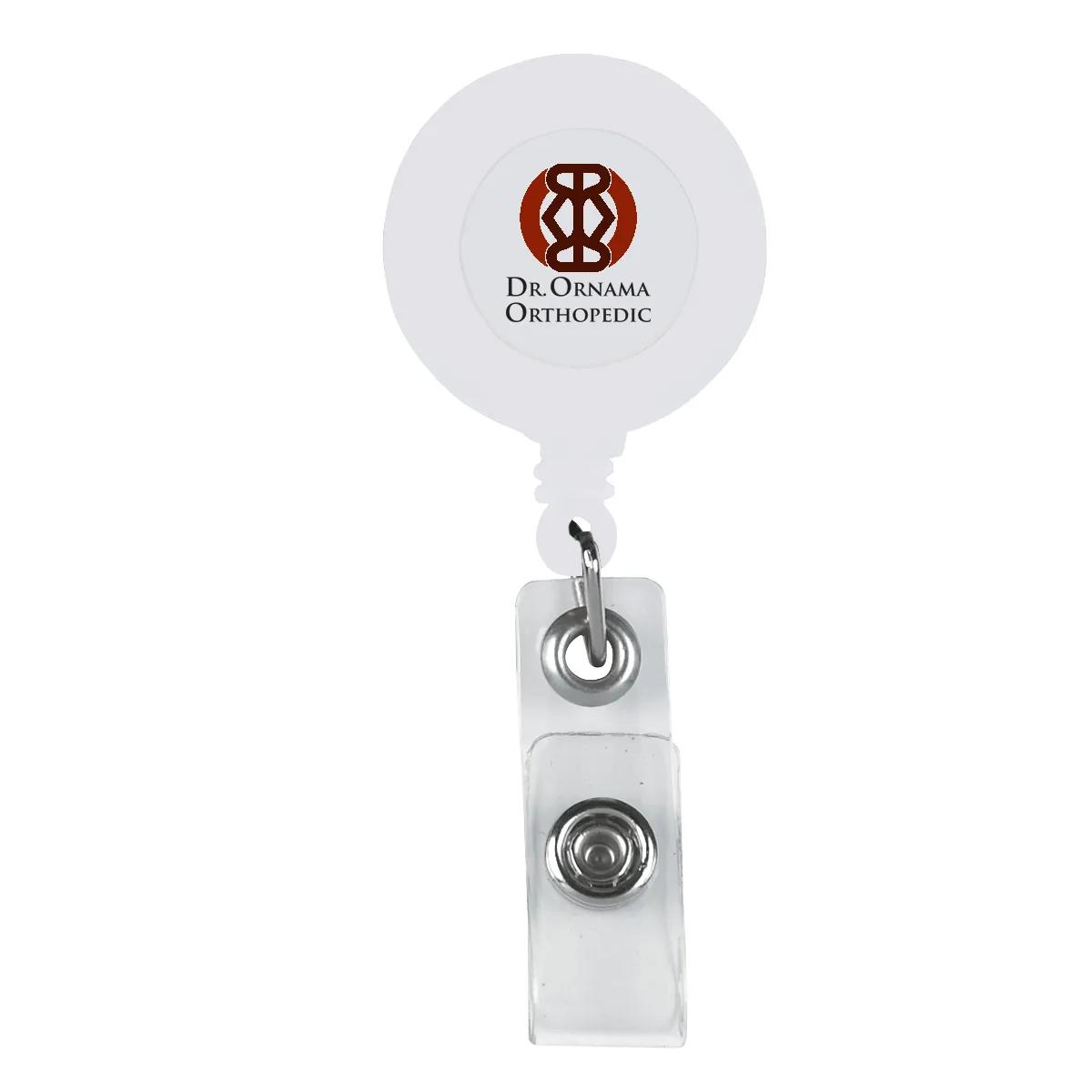 Retractable Badge Holder With Laminated Label 3 of 6